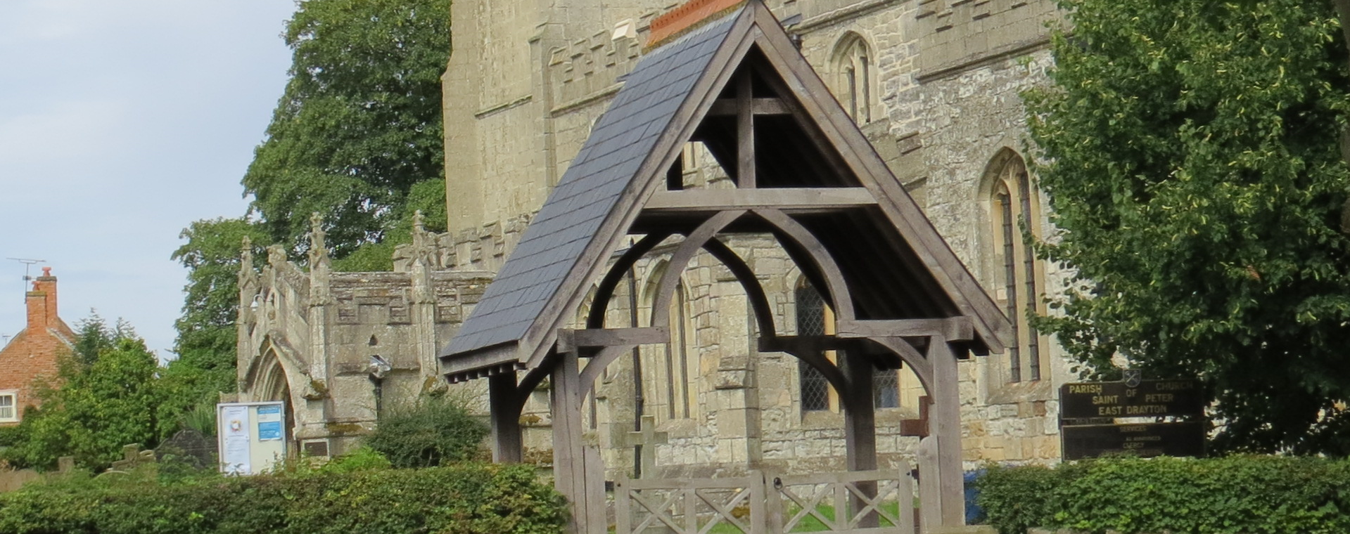 Lynch gate at St. Peter's Church